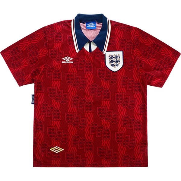 Camiseta Inglaterra Replica Segunda Ropa Retro 1994 Rojo